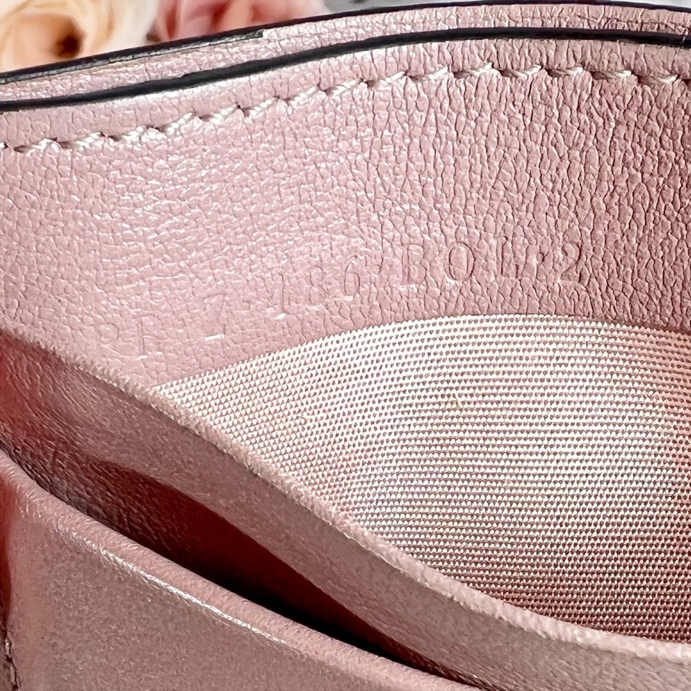 Valentino Garavani Blush Pink Rockstud Card Holder - Picture 7 of 10